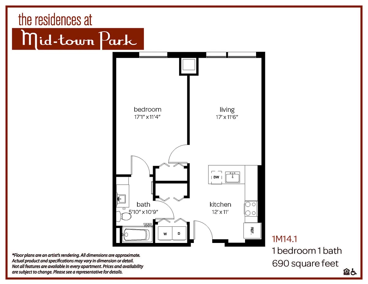 Floor plan 1M141