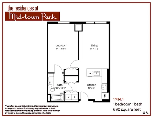 Floor plan 1M141