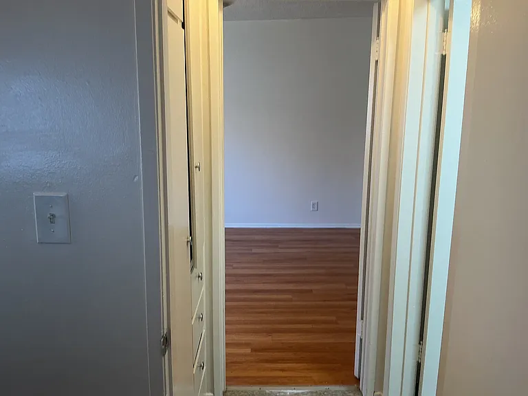 Hallway from bedroom to living room