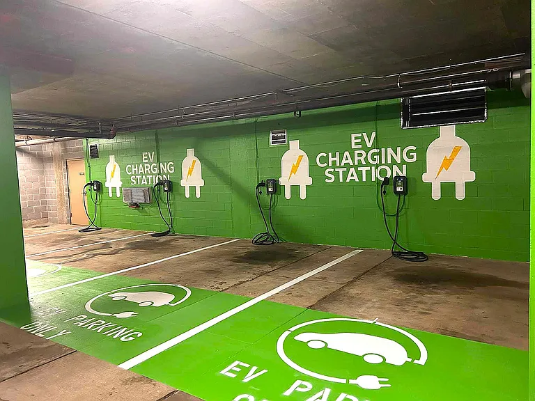 4 Plugzio Level 2 EV Charging Stations