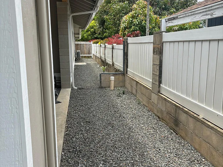 Walkway from Carport to Unit front door