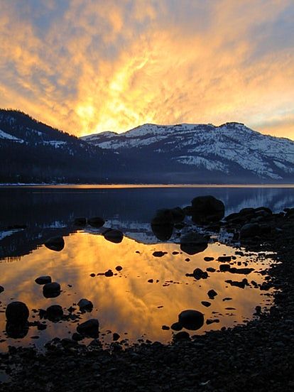 Sunset from the condo beach