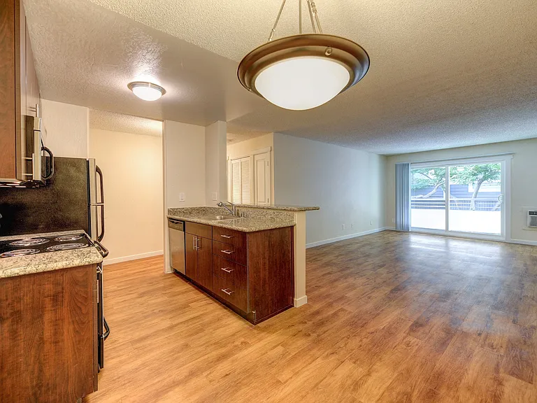 Kitchen & Living Room