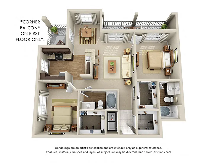 Floor plan Blakemore