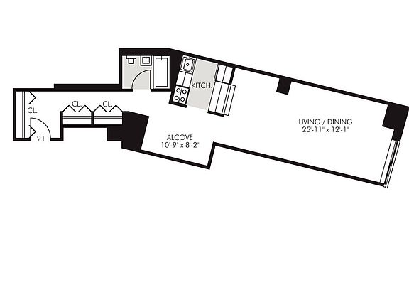 2nd image of 45 Wall St APT 1421