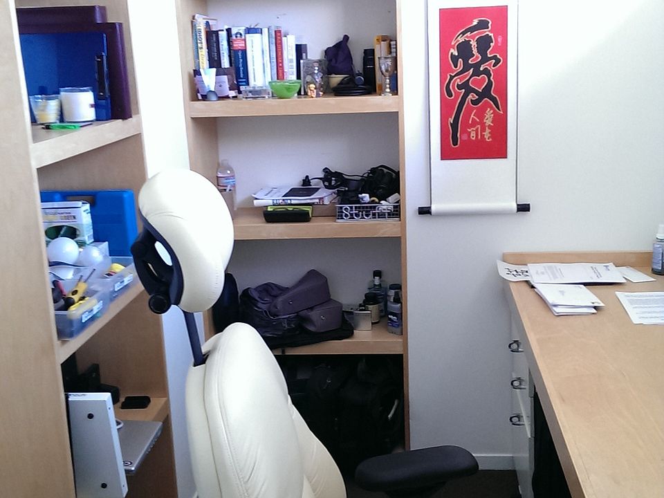 Office/storage area, off to the side of the bedroom