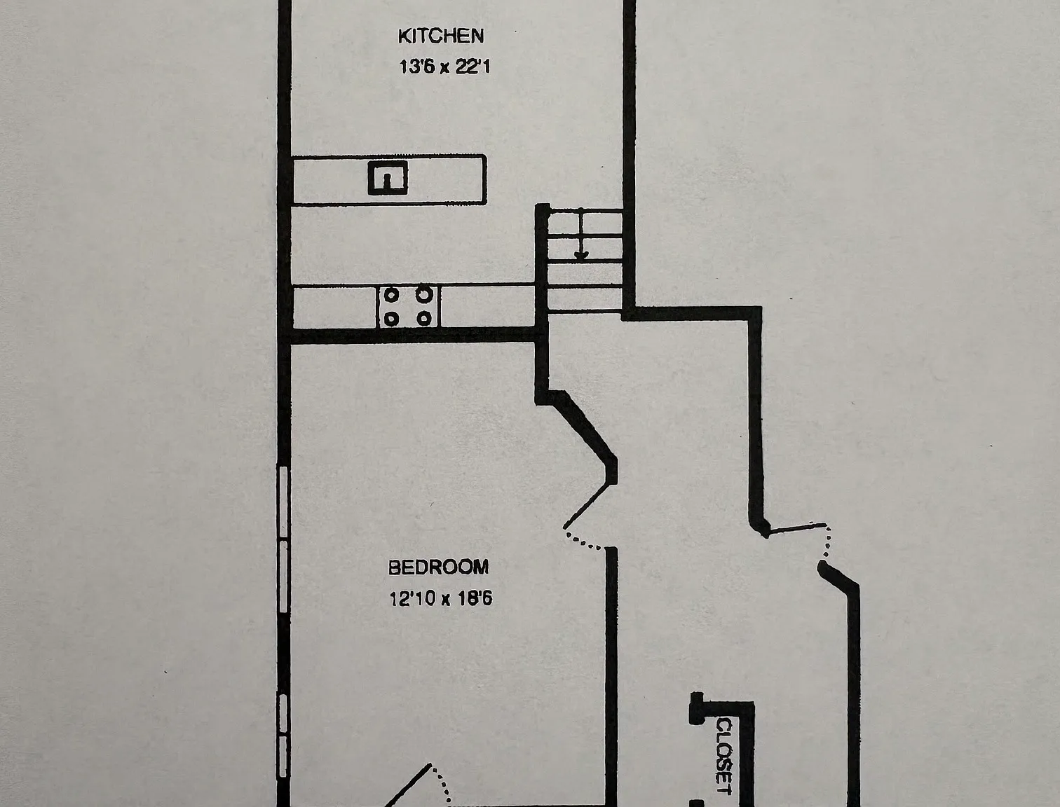 1 bed, 1.5 bath, 1042 sqft, $3,000 — Photo 3