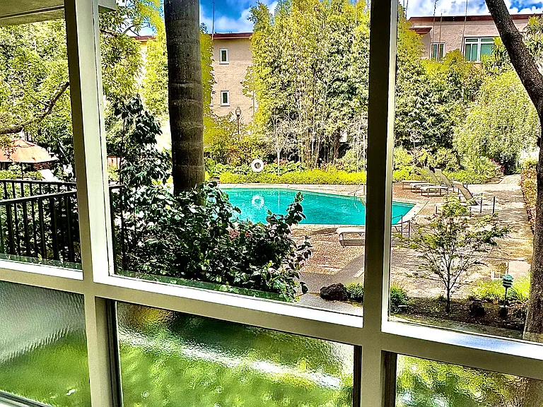 Unit #115 similar gorgeous guest bedroom pool views!