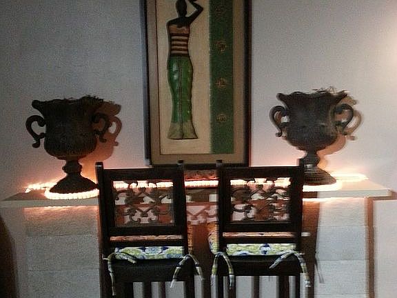 Silestone counter at terrace