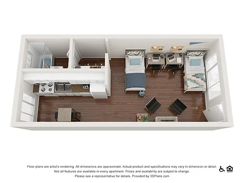 Floor plan Breakpointe Studio
