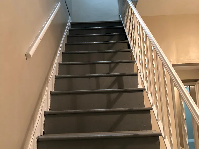 Steps to 2nd floor