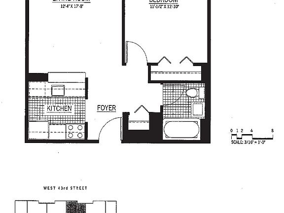 2nd image of 350 W 43rd St APT 7G
