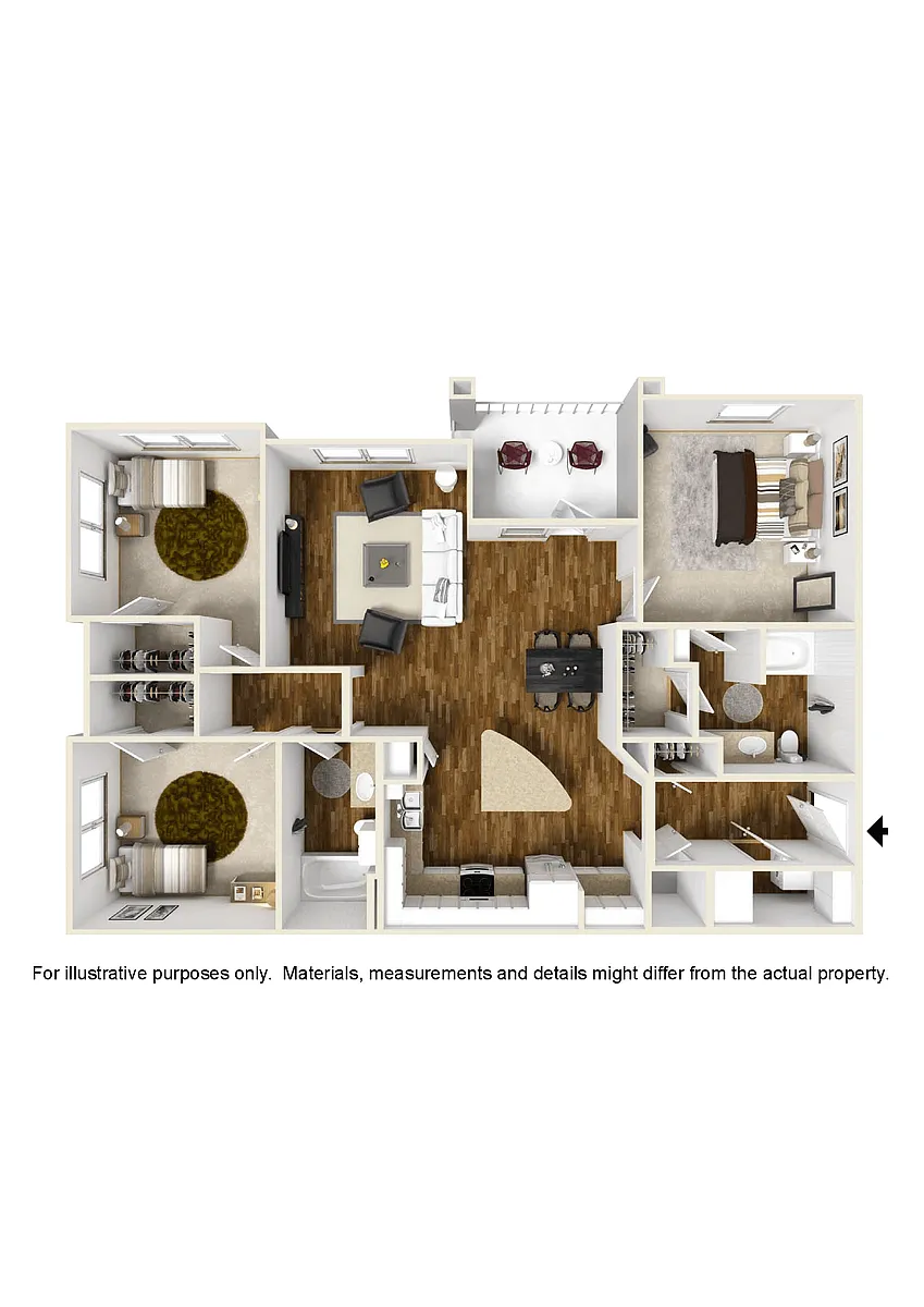 Floor plan The Town