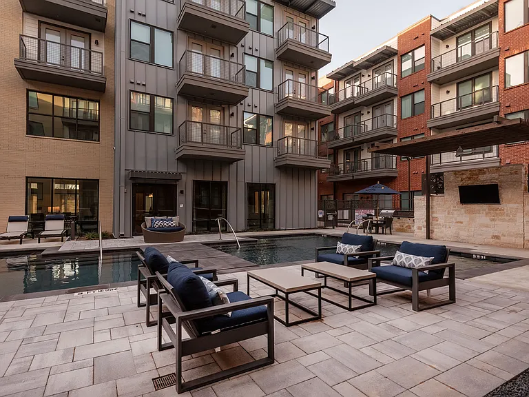 Poolside Seating Area