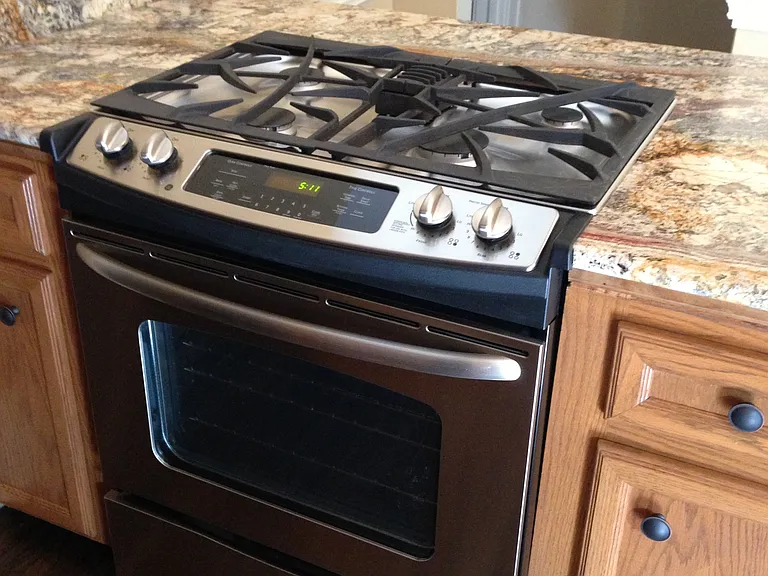 gas stove and oven