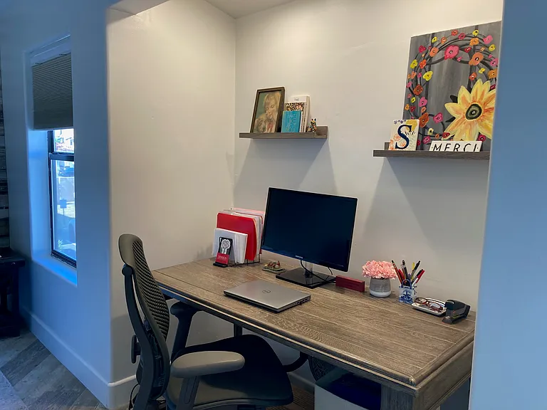 Work station in primary bedroom (we both work from home)
