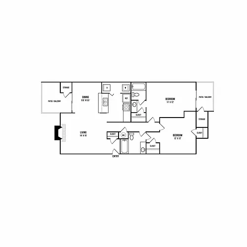 Floor plan B2 Classic
