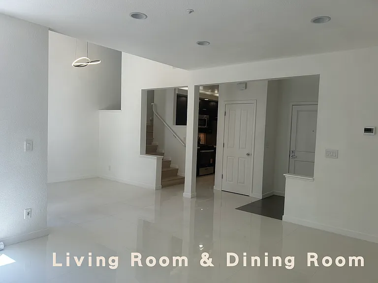 Living Room & Dining Room