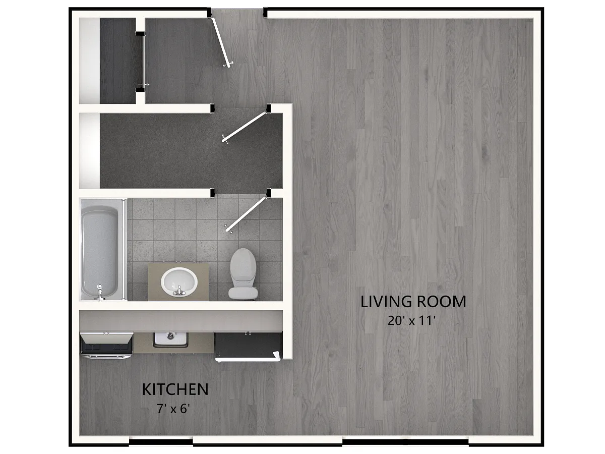 Floor plan Studio