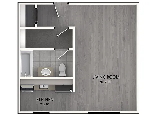 Floor plan Studio