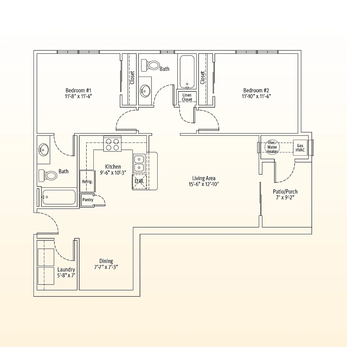 Floor plan The Brook