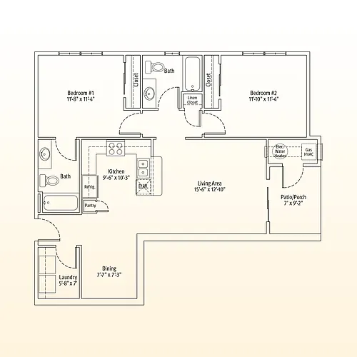 Floor plan The Brook