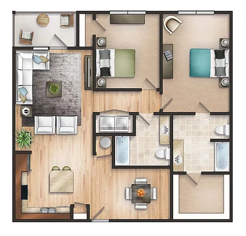 Floor plan The Sherwood
