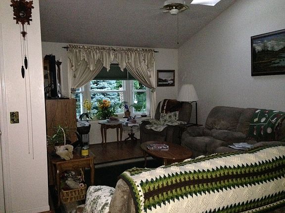 Bay window in family room