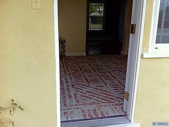 Back door to kitchen and