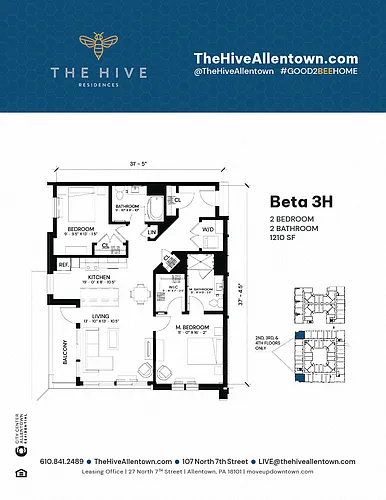 Floor plan Beta 3H