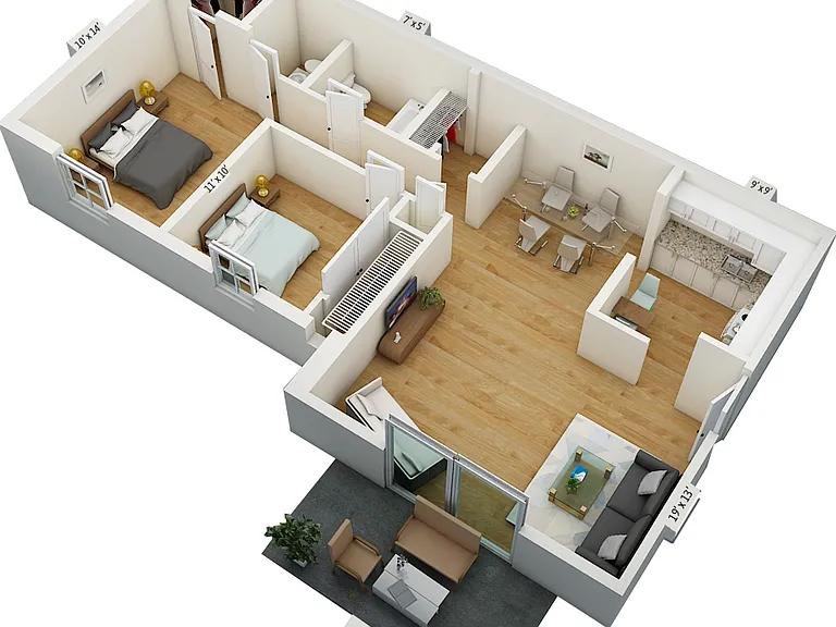 Jamestown Village Apartments — Photo 9
