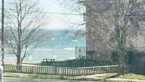 View of the ocean and beach, which is a short walk across the street from the condo.