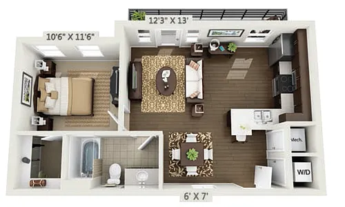 Floor plan 1A5 - Phase 1 Classic