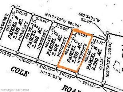 LOT E Cole Rd #C, Bancroft, MI, 48414