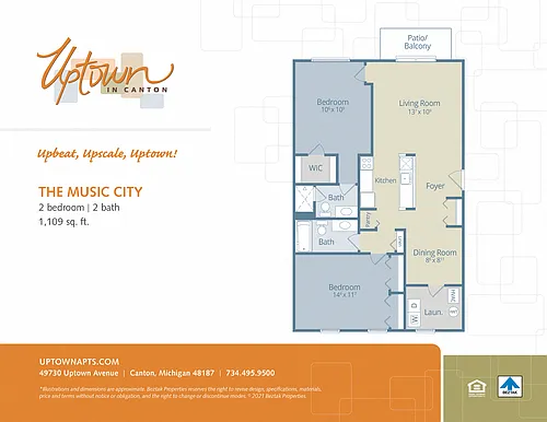 Floor plan The Music City