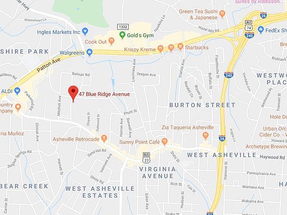 This is the CORRECT Location. Zillow shows incorrect location in other map image.