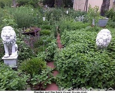 Flower Garden Outside Great Room
