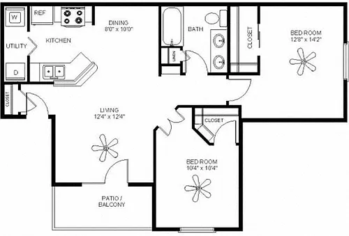 Floor plan B1