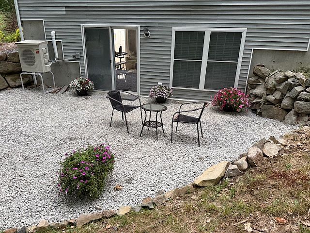 Private outdoor patio