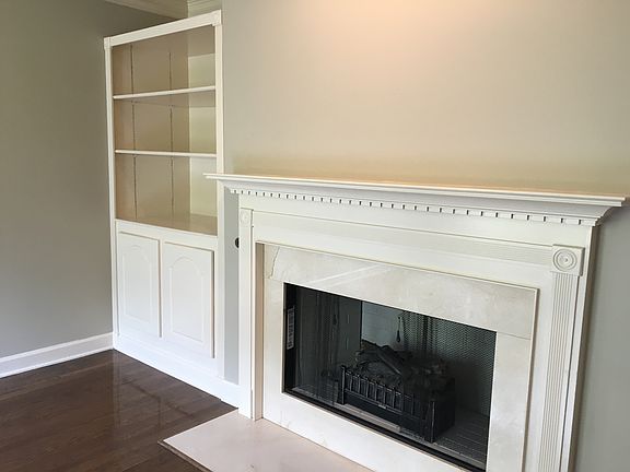Marble Fireplace & Built-ins
