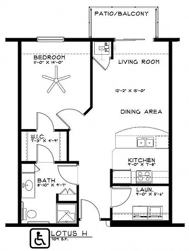 Floor plan Lotus