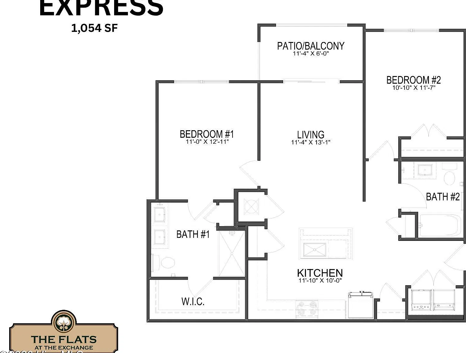 2 bed, 2.0 bath, $1,550 — Photo 2