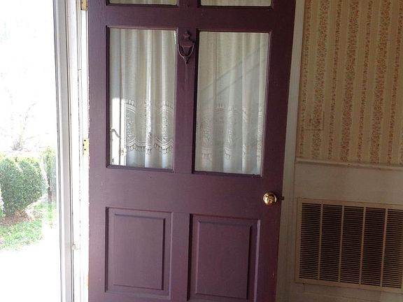 Entry door! Extra wide. Full view glass storm door too.