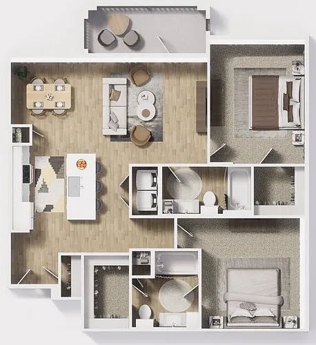 Floor plan B3