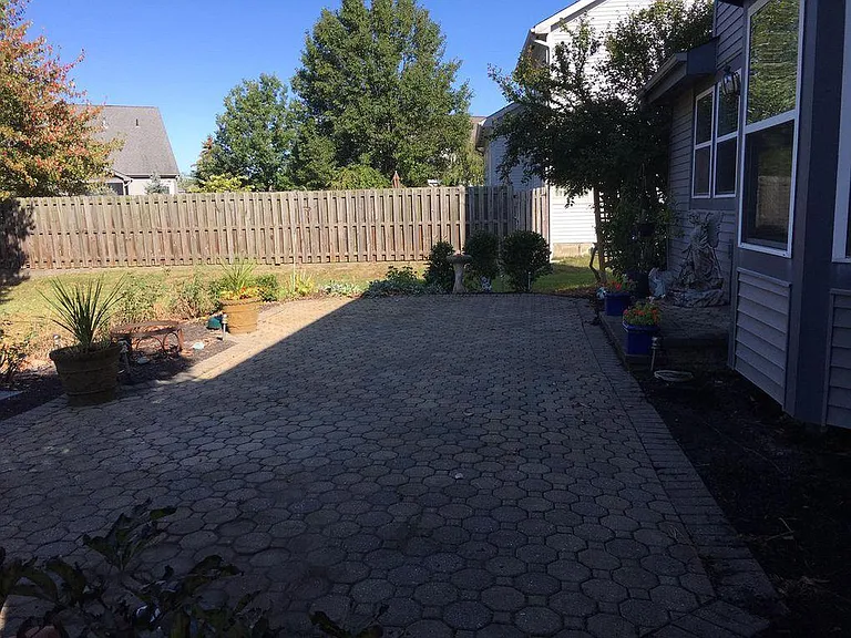 Back Yard Paver Patio