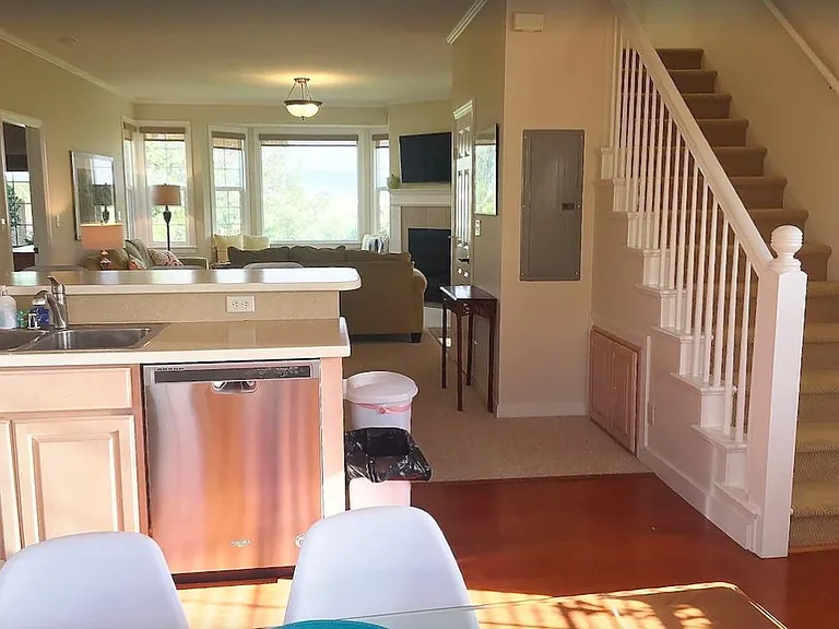 open dining room , living room