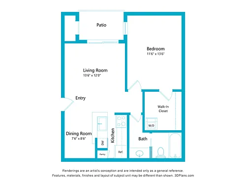 Floor plan Waterford A4