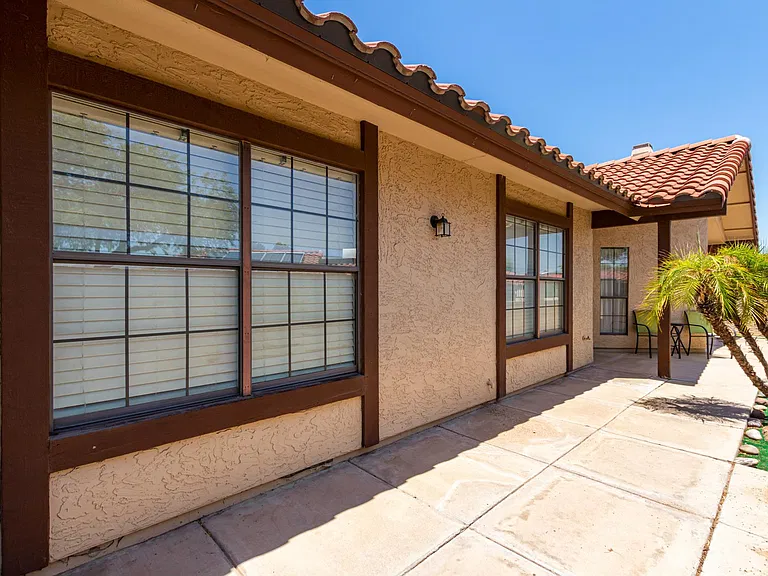 Gated Front Patio
