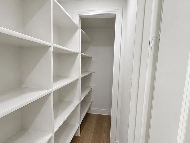 Kitchen Pantry with extension on Right side for storage