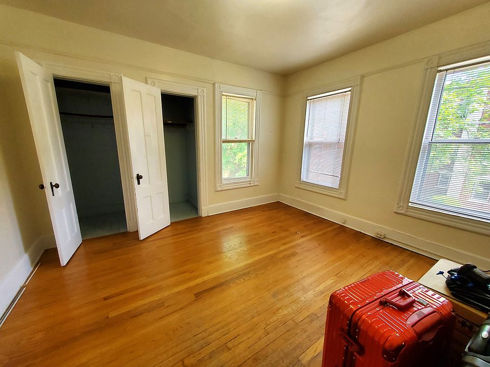 Spacious bedroom one with 2 closets